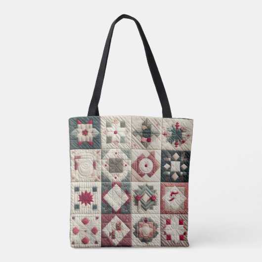 Tote Bag Conception de Noël à plateau (Dos)
