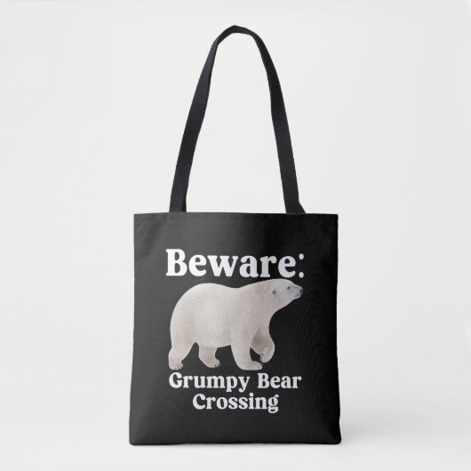 Tote Bag Conception de panneau de signalisation de traversé (Devant)