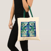 Tote Bag Conception de paon (Devant (produit))