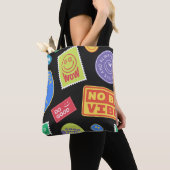 Tote Bag Conception de patchs cool tendance. Wi arrière - p (De près)