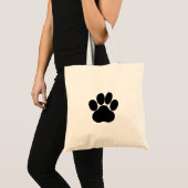 Tote Bag Conception de pieds de panda (Devant (produit))