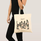 Tote Bag Conception de pigeons (Devant (produit))