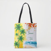 Tote Bag conception de plage “Été” (Devant)