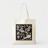 Tote Bag Conception de pochoir de composition de fleurs de (Devant)