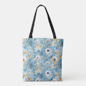 Tote Bag Conception de prairie de marais (Dos)