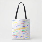 Tote Bag conception de sacs, Questions existentielles (Devant)