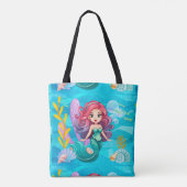 Tote Bag conception de sirène mystique (Dos)