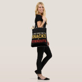 Tote Bag Conception de slogan drôle de snacks de baseball e (Sur le modèle)