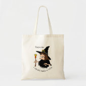 Tote Bag Conception De Sorcière Halloween Trick Or Treat (Devant)