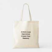 Tote Bag Conception de style créatif Love You More (Dos)