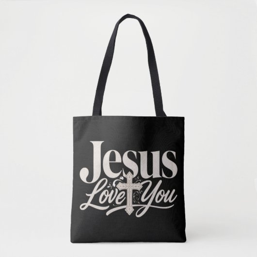 Tote Bag Conception de sublimation chrétienne (Devant)