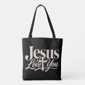 Tote Bag Conception de sublimation chrétienne (Dos)