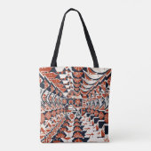 Tote Bag Conception de surface géométrique abstraite modern (Dos)