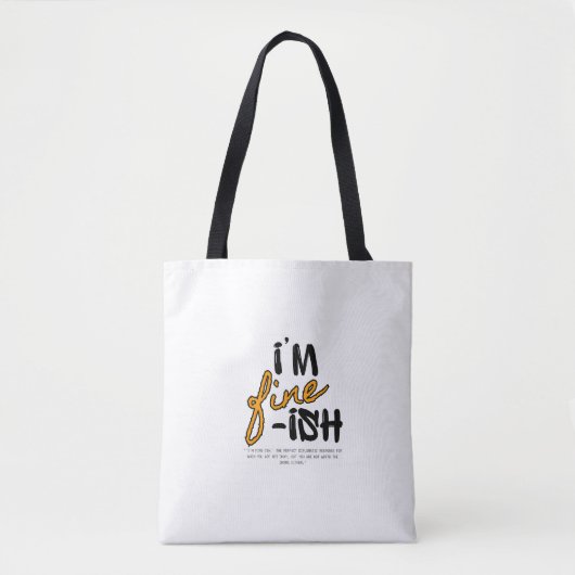 Tote Bag Conception de tee-shirt typographique sarcastique (Devant)
