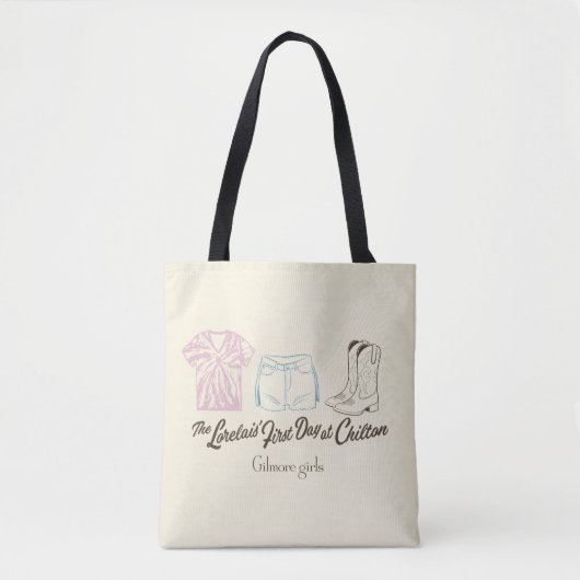Tote Bag Conception de tenue de Lorelai Chilton de Gilmore (Devant)
