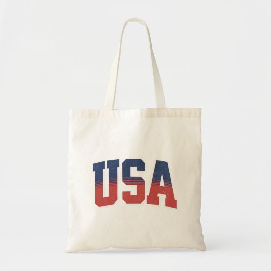 Tote Bag conception de texte de grunge aux États-Unis (Devant)