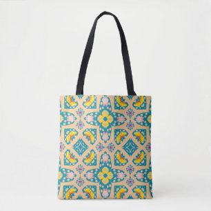 Tote Bag Conception De Tissu. Illustration De Mode Inca. Li