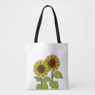 Tote Bag Conception de tournesol été
