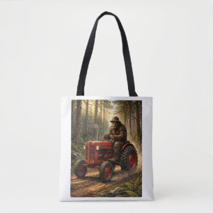 Tote Bag Conception de tracteur Bigfoot pour l'exploitation