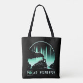 Tote Bag Conception de train Polar Express élégante (Dos)