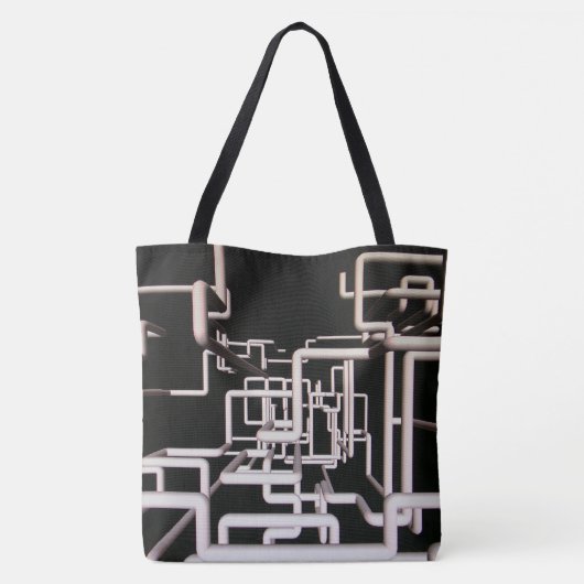 Tote Bag Conception de tuyau (Dos)