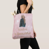 Tote Bag Conception de typographie esthétique musulmane min (De près)