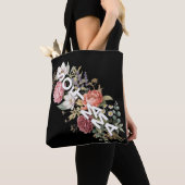 Tote Bag Conception de typographie florale Soft Mama (De près)