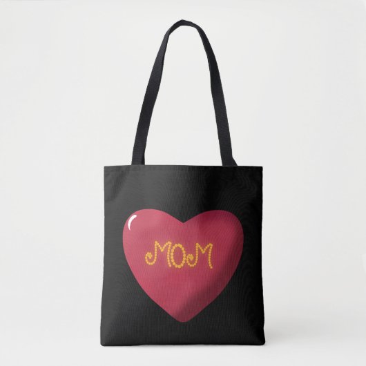 Tote Bag Conception de typographie maman, texte d'art de ci (Devant)