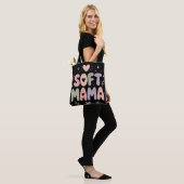Tote Bag Conception de typographie pastel Soft Mama (Sur le modèle)
