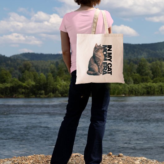 Tote Bag Conception de typographie pour maman de chat à l'a