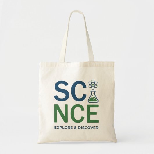 Tote Bag Conception de typographie pour professeur de scien (Devant)