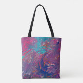 Tote Bag Conception de vortex des couleurs (Dos)
