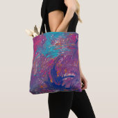 Tote Bag Conception de vortex des couleurs (De près)