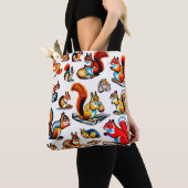 Tote Bag Conception d'écureuils et de putriks canadiens (De près)