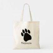 Tote Bag Conception d'empreinte de patte (Dos)