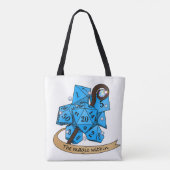 Tote Bag Conception des dés de sorcier (Dos)