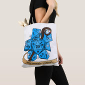 Tote Bag Conception des dés de sorcier (De près)