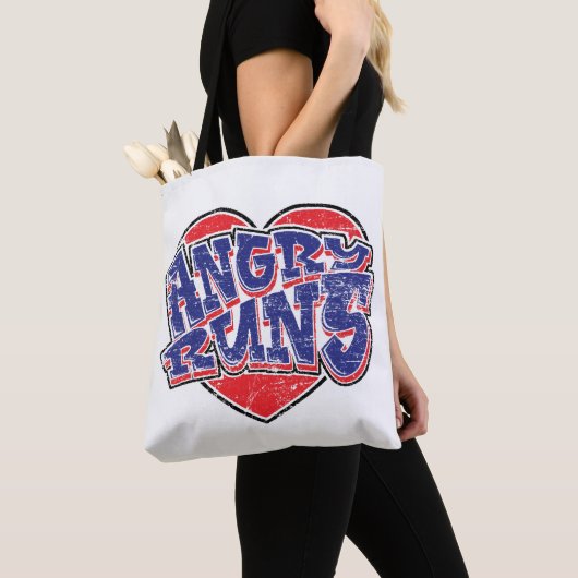 Tote Bag Conception des ventilateurs Angry Runs v2 (De près)