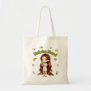 Tote Bag Conception d'esthétique Matcha Mood Vibes de thé v