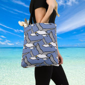 Tote Bag Conception d'oiseaux volants élevés