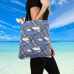 Tote Bag Conception d'oiseaux volants élevés