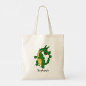 Tote Bag Conception Dragon Vert (Dos)
