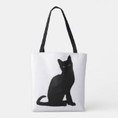Tote Bag Conception du chat fourre-tout Canvas (Dos)