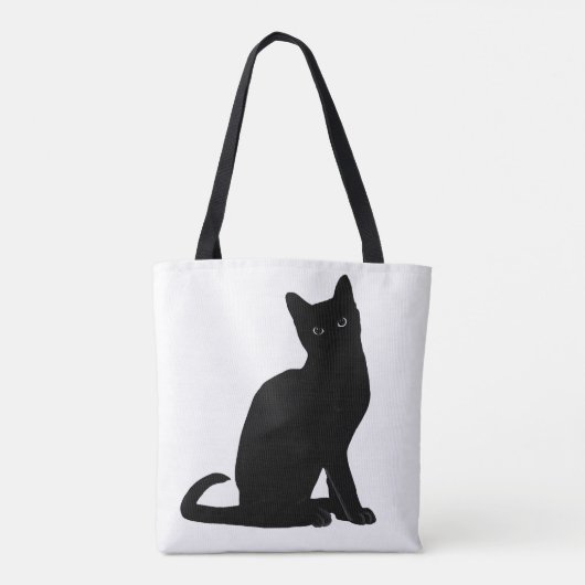 Tote Bag Conception du chat fourre-tout Canvas (Dos)