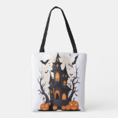 Tote Bag Conception du Citrouille Ghost (Dos)