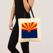 Tote Bag Conception du drapeau de l'État de l'Arizona (Devant (produit))