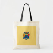 Tote Bag Conception du drapeau de l'État du New Jersey (Devant)