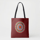 Tote Bag Conception du folklore coloré (Devant)