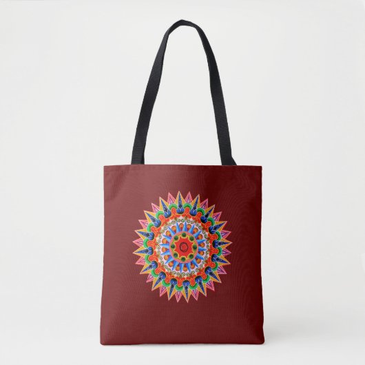Tote Bag Conception du folklore coloré (Devant)