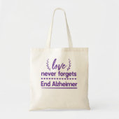 Tote Bag Conception Du Mois De Sensibilisation À Alzheimer (Devant)